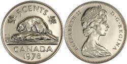 5-CENT -  1978 5-CENT -  1978 CANADIAN COINS
