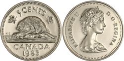 5-CENT -  1983 5-CENT -  1983 CANADIAN COINS