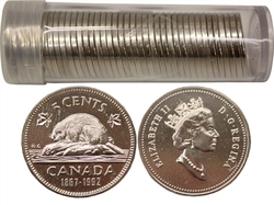 5-CENT -  1992 5-CENT - 40 COINS PACK (PL) -  1992 CANADIAN COINS