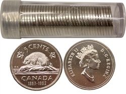 5-CENT -  1992 5-CENT - 40 COINS PACK - PROOF-LIKE (PL) -  1992 CANADIAN COINS