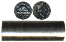 5-CENT -  1995 5-CENT ORIGINAL ROLL -  1995 CANADIAN COINS