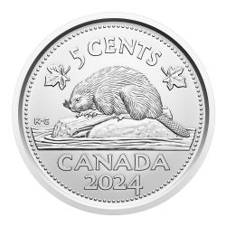 5-CENT -  2024 CLASSIC 5-CENT (BU) -  2024 CANADIAN COINS