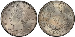 5 CENTS -  1899 5-CENTS -  1899 UNITED STATES COINS