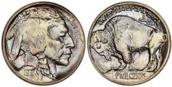 5 CENTS -  1913 5-CENTS, VARIETY 1 -  1913 UNITED STATES COINS