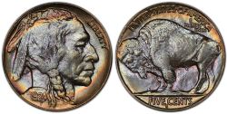 5 CENTS -  1924S 5-CENTS -  1924 UNITED STATES COINS