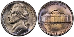 5 CENTS -  1940 5-CENTS -  1940 UNITED STATES COINS