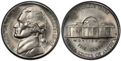 5 CENTS -  1949S 5-CENTS -  1949 UNITED STATES COINS