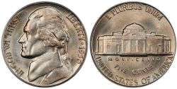 5 CENTS -  1950 5-CENTS -  1950 UNITED STATES COINS