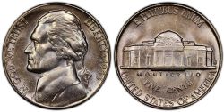 5 CENTS -  1953S 5-CENTS -  1953 UNITED STATES COINS
