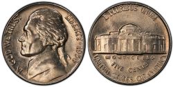 5 CENTS -  1954 5-CENTS -  1954 UNITED STATES COINS