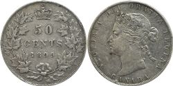 50-CENT -  1899 50-CENT LARGE-9 -  1899 CANADIAN COINS