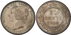 50-CENT -  1900 50-CENT -  1900 NEWFOUNFLAND COINS