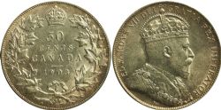 50-CENT -  1903 H 50-CENT -  1903 CANADIAN COINS