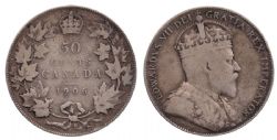 50-CENT -  1906 50-CENT -  1906 CANADIAN COINS