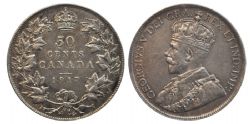 50-CENT -  1917 50-CENT -  1917 CANADIAN COINS