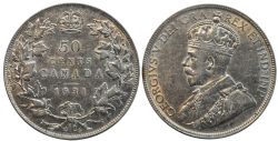 50-CENT -  1931 50-CENT -  1931 CANADIAN COINS