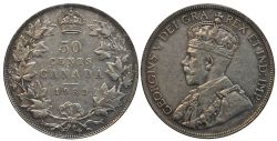 50-CENT -  1932 50-CENT (EF) -  1932 CANADIAN COINS