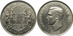 50-CENT -  1940 50-CENT -  1940 CANADIAN COINS
