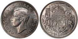 50-CENT -  1946 50-CENT HOOF THROUGH 6 -  1946 CANADIAN COINS