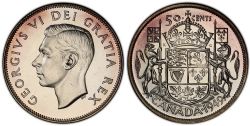 50-CENT -  1949 50-CENT NARROW DATE -  1949 CANADIAN COINS