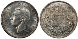 50-CENT -  1949 50-CENT WIDE DATE -  1949 CANADIAN COINS