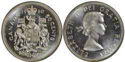 50-CENT -  1960 50-CENT -  1960 CANADIAN COINS