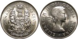 50-CENT -  1964 50-CENT -  1964 CANADIAN COINS