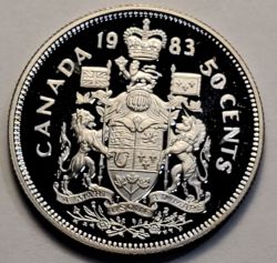 50-CENT -  1983 50-CENT (PR) -  1983 CANADIAN COINS