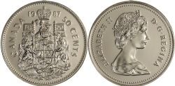 50-CENT -  1987 50-CENT -  1987 CANADIAN COINS