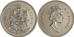 50-CENT -  1992 50-CENT(BU) -  1992 CANADIAN COINS