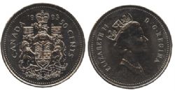 50-CENT -  1993 50-CENT -  1993 CANADIAN COINS