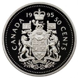 50-CENT -  1995 50-CENT (PR) -  1995 CANADIAN COINS