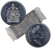 50-CENT -  1997 50-CENT ORIGINAL ROLL -  1997 CANADIAN COINS