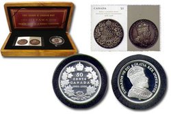 50 CENTS -  100TH ANNIVERSARY OF THE ROYAL CANADIAN MINT -  2008 CANADIAN COINS