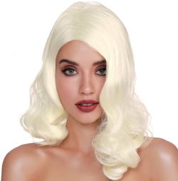 50'S -  HOLLYWOOD GLAMOUR WIG - BLONDE (ADULT)