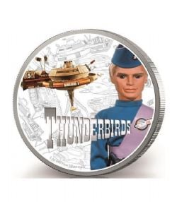50 YEARS OF THE THUNDERBIRDS LIMITED EDITION -  JOHN TRACY 05 -  2015 NEW ZEALAND COINS