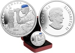 50TH ANNIVERSARY OF CANADIAN PEACEKEEPING IN CYPRUS -  2014 CANADIAN COINS