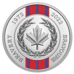 50TH ANNIVERSARY OF THE MEDAL OF BRAVERY -  2022 CANADIAN COINS