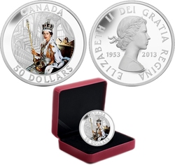 60TH ANNIVERSARY OF THE CORONATION OF HER MAJESTY QUEEN ELIZABETH II -  2013 CANADIAN COINS
