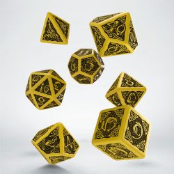 7 DICE, CELTIC, BLACK AND YELLOW