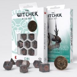 7 DICE RPG SET -  7 DICE, CIRI, ELDER BLOOD -  THE WITCHER Q-WORKSHOP