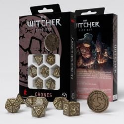 7 DICE RPG SET -  7 DICE, CRONES, WEAVESS -  THE WITCHER Q-WORKSHOP