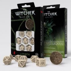 7 DICE RPG SET -  7 DICE, LESHEN, THE MASTER OF CROWS -  THE WITCHER Q-WORKSHOP