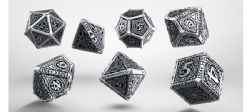 7 DICE RPG SET -  7 DICE, METAL SVETOVID Q-WORKSHOP