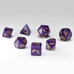 7 DICE RPG SET -  7 DICE, PURRITO -  CATS Q-WORKSHOP