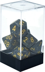 7 DICE RPG SET -  7 DICE, URBAN CAMO -  SPECKLED CHX