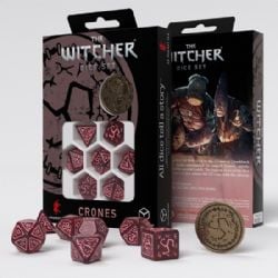 7 DICE RPG SET -  CRONES, WHISPESS -  THE WITCHER Q-WORKSHOP