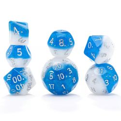 7 DICE RPG SET -  STORMWIND FALLACY -  DOUBLE DICE