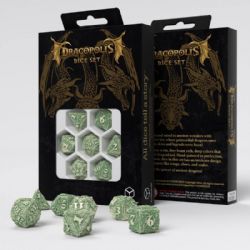 7 DICE RPG SET -  THE ANDEAN LONGNECK -  DRACOPOLIS Q-WORKSHOP