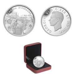 70TH ANNIVERSARY OF D-DAY -  2014 CANADIAN COINS